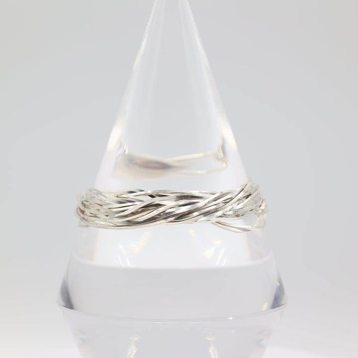 925 Sterling Silver Multi Strand Bracelet for Elegant Style