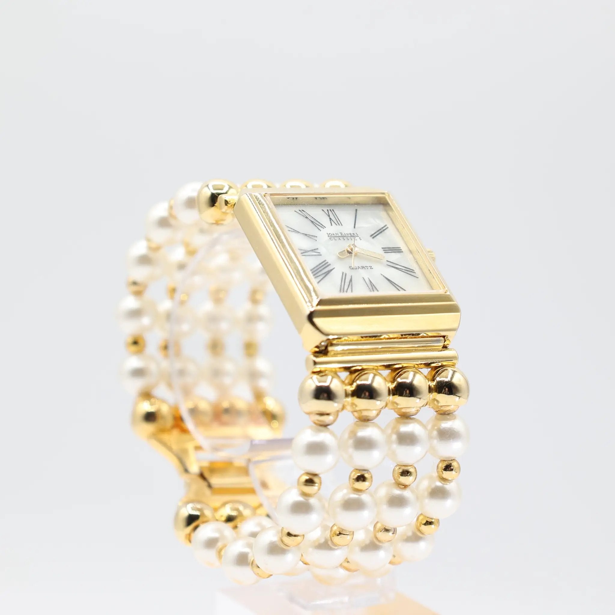 Joan Rivers Watch Joan Rivers Blue Lucite Cuff Watch Quartz WORKS | eBay main image 2