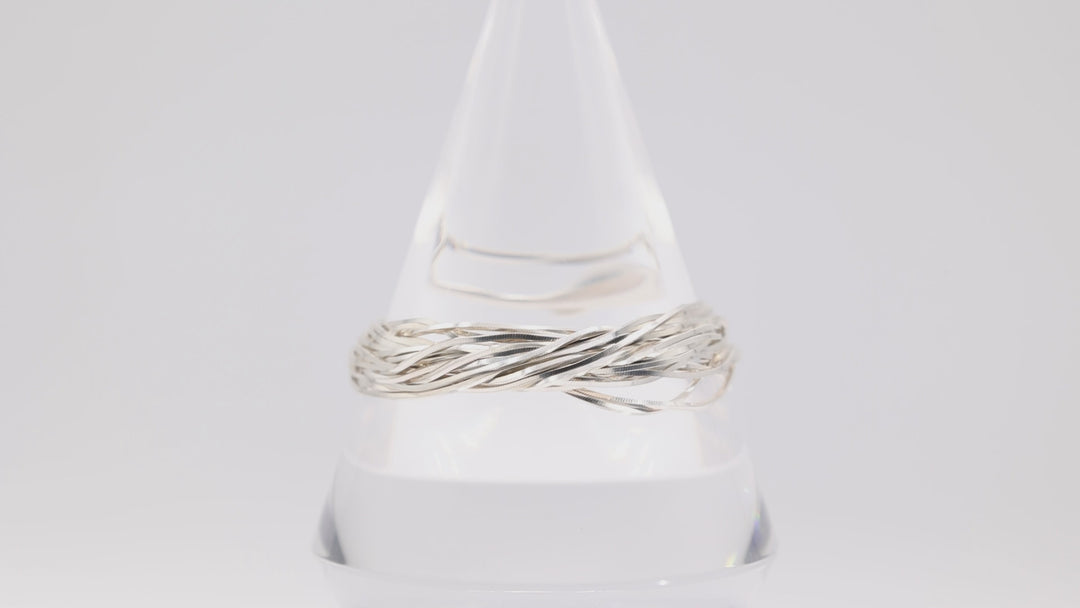 925 Sterling Silver Multi Strand Bracelet for Elegant Style