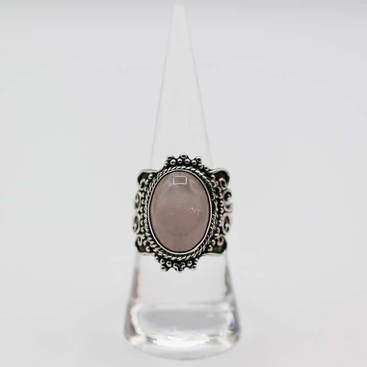 925 Sterling Silver Moonstone Ring - Size 7.5