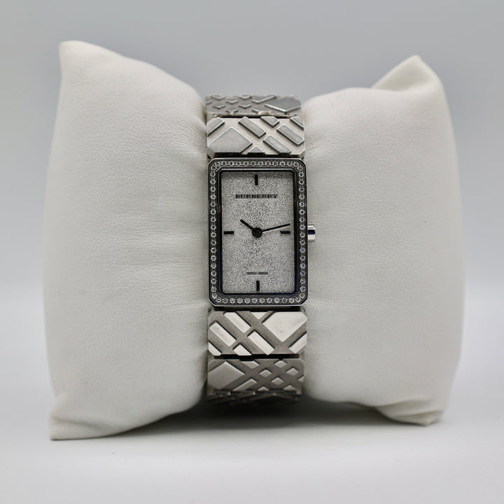 Burberry Swiss Made Stainless Steel Diamond Watch