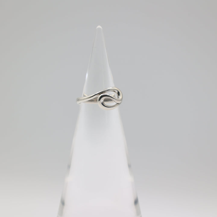 Tiffany Co 925 Sterling Silver Peretti Wave Band Ring Size Six And A Quarter