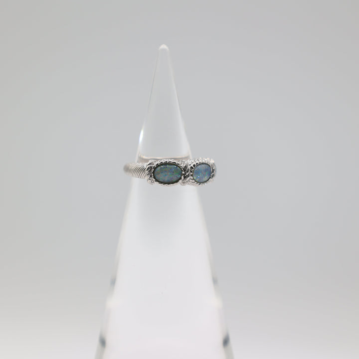 Judith Ripka 925 Sterling Silver Moonstone Ring Size 6