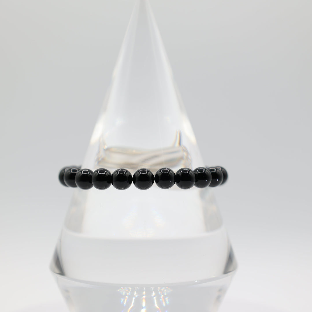 Tiffany And Co Onyx Bead Toggle Bracelet Luxury Jewelry Gift