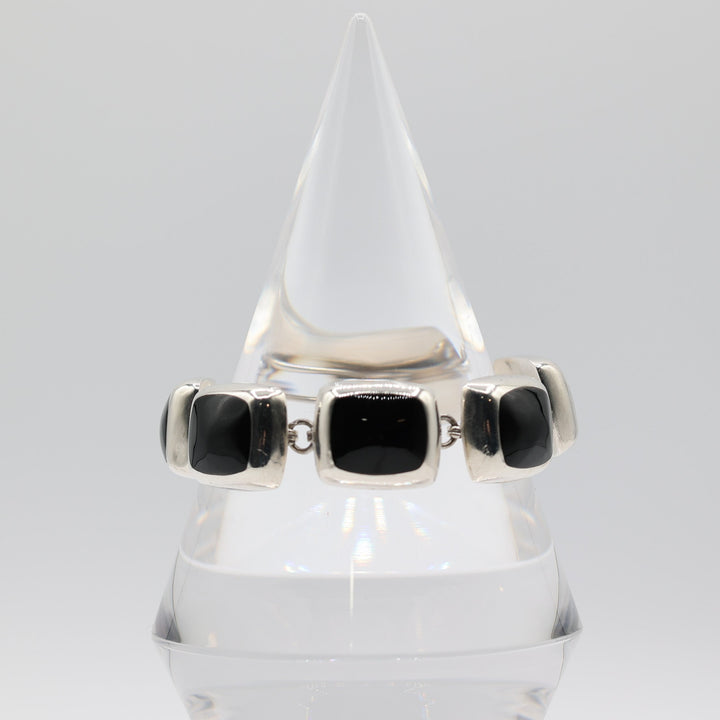 925 Mexico Silver Black Onyx Bracelet