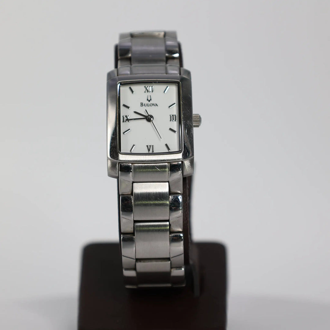 Bulova Stainless Steel Swiss 96L95 Watch With Elegant Design by Annie McConnell's Renewed Elegance