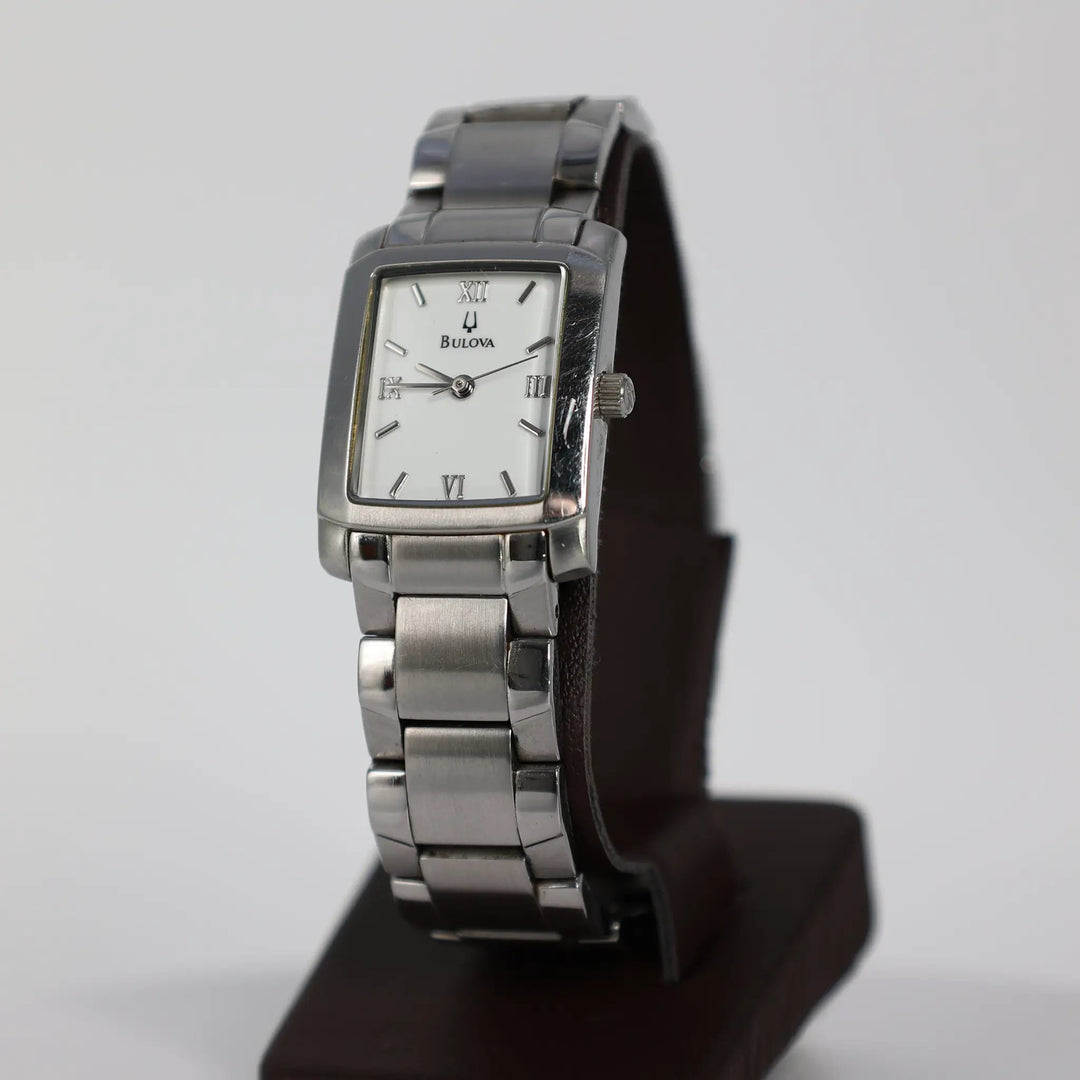 Bulova Stainless Steel Swiss 96L95 Watch With Elegant Design by Annie McConnell's Renewed Elegance