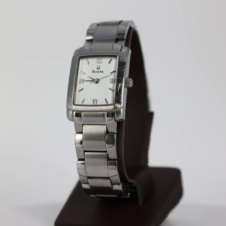 Bulova Stainless Steel Swiss 96L95 Watch With Elegant Design by Annie McConnell's Renewed Elegance