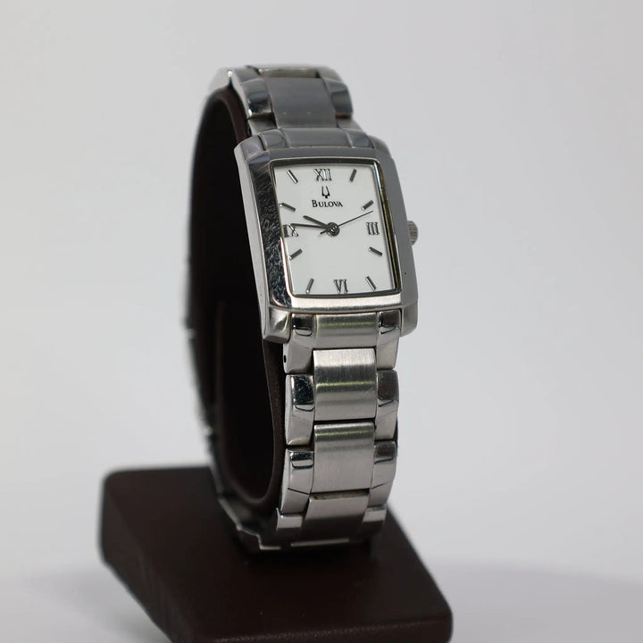 Bulova Stainless Steel Swiss 96L95 Watch With Elegant Design by Annie McConnell's Renewed Elegance