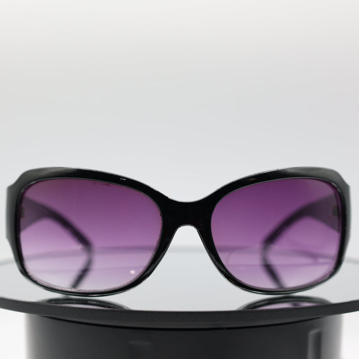 Oscar de La Renta Black Butterlfy Sunglasses with Gold Trim Accent