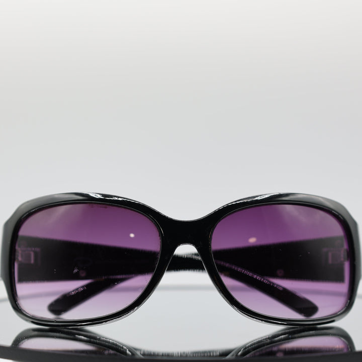 Oscar de La Renta Black Butterlfy Sunglasses with Gold Trim Accent