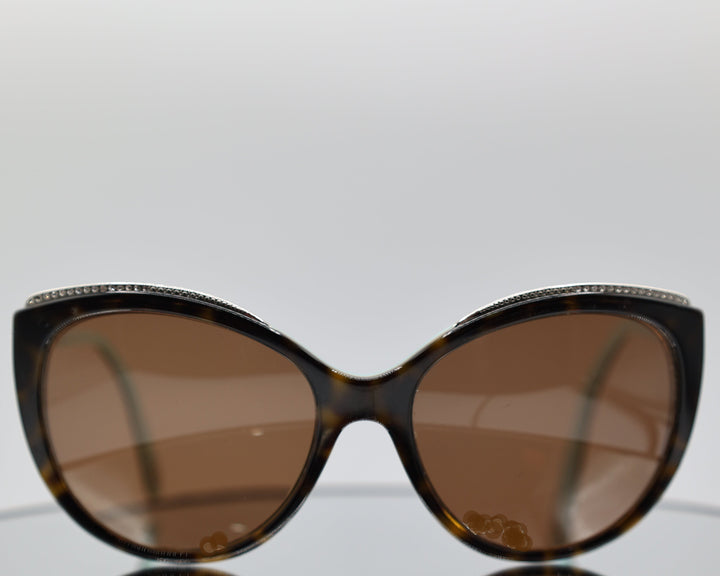 Tiffany & Co Cat Eye Tortoise and Crystals Woman's Sun Glasses