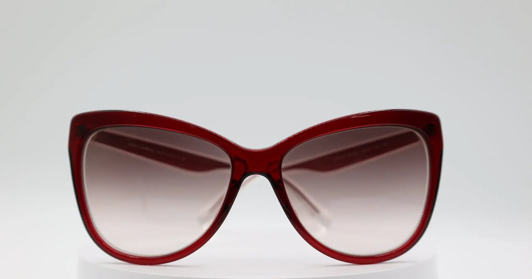 Dolce & Gabbana Butterfly Red Transparent Sunglasses by Annie McConnell's Renewed Elegance