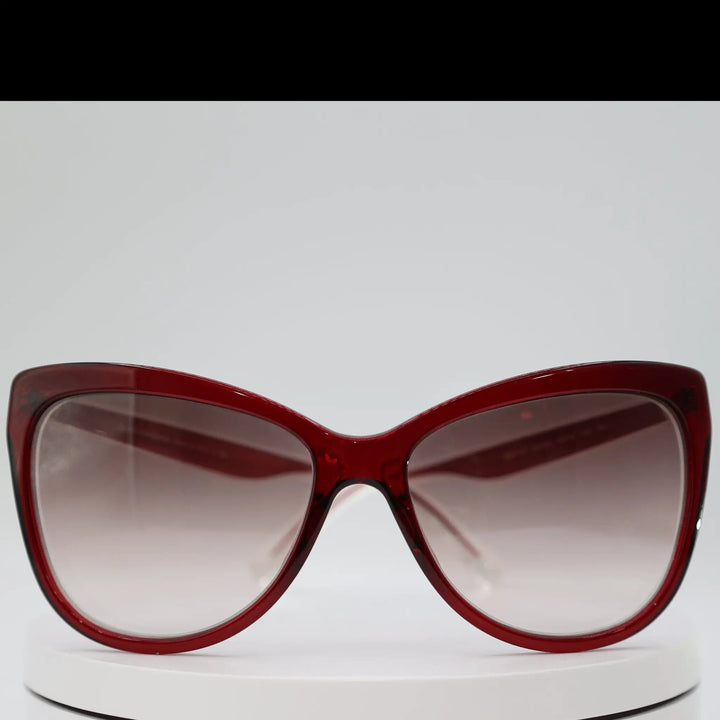 Dolce & Gabbana Butterfly Red Transparent Sunglasses by Annie McConnell's Renewed Elegance