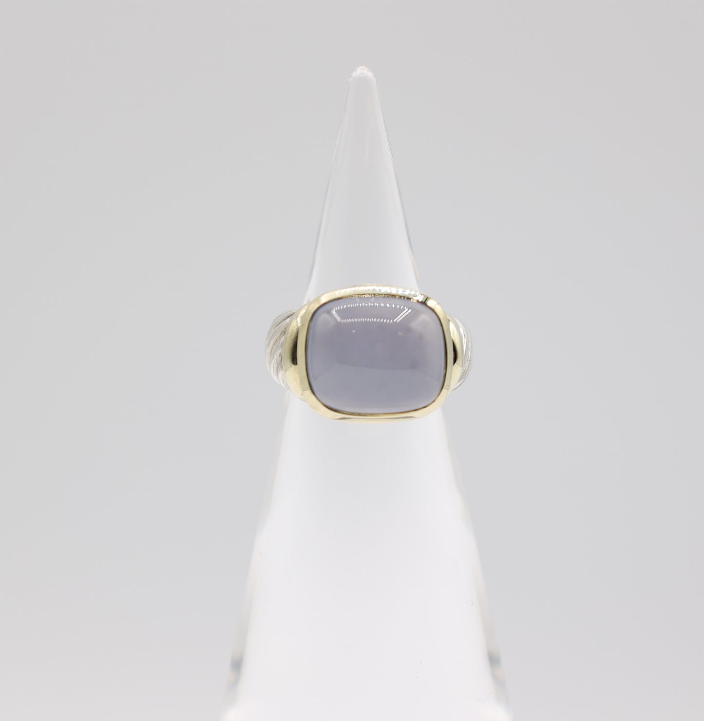 David Yurman 925 Nobalesse Chalcedony Ring - Size 5.5