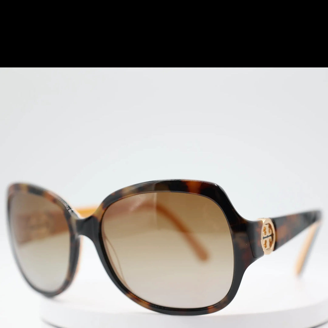 Tory Burch TY7059 Square Tortoise Polarized Women Luxury Sunglasses by Annie McConnell's Renewed Elegance