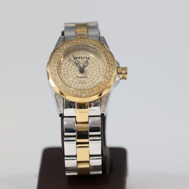 Invicta Model 14522 Two Tone Diamond Pave Mens Luxury Watch by Annie McConnell's Renewed Elegance