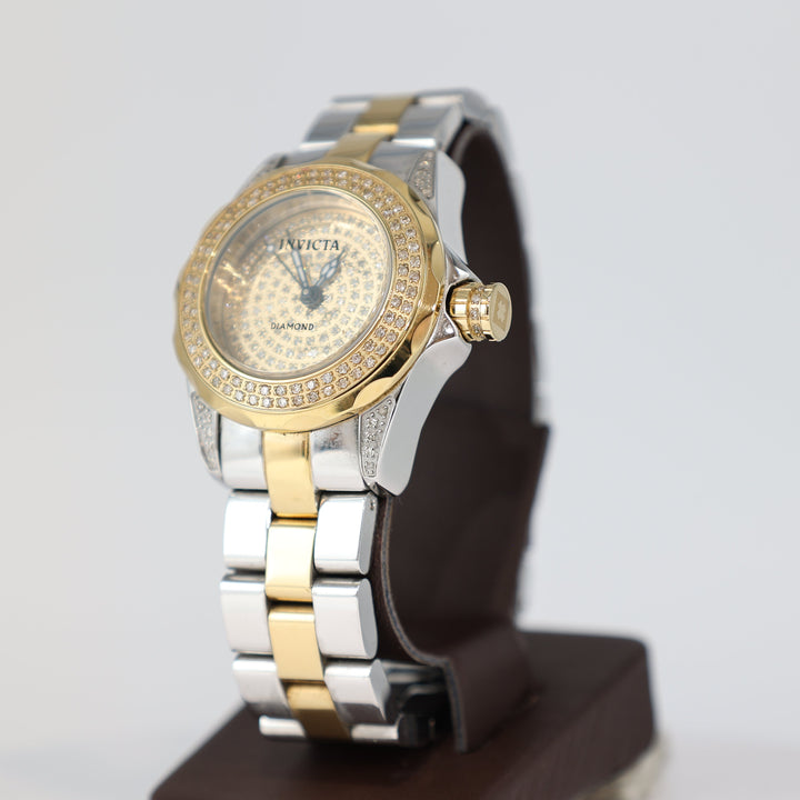 Invicta Model 14522 Two Tone Diamond Pave Mens Luxury Watch by Annie McConnell's Renewed Elegance