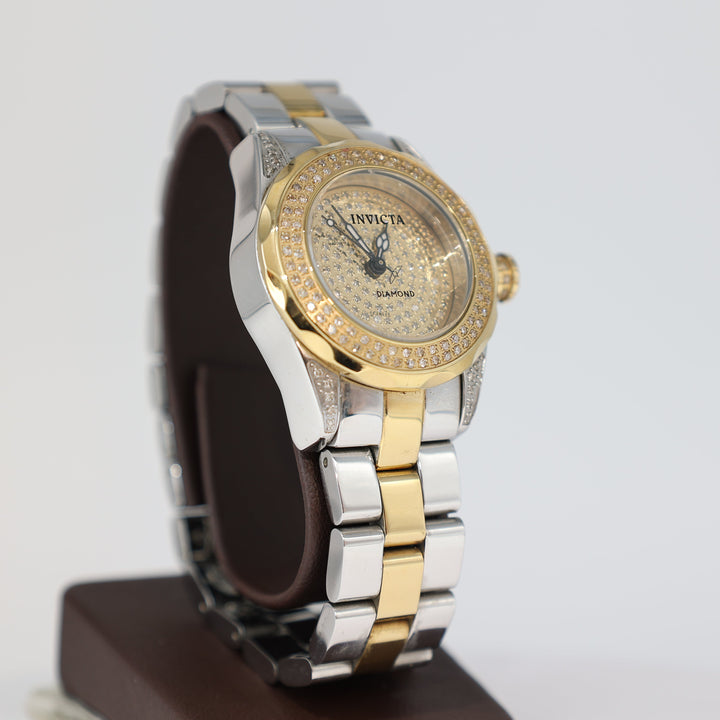 Invicta Model 14522 Two Tone Diamond Pave Mens Luxury Watch by Annie McConnell's Renewed Elegance