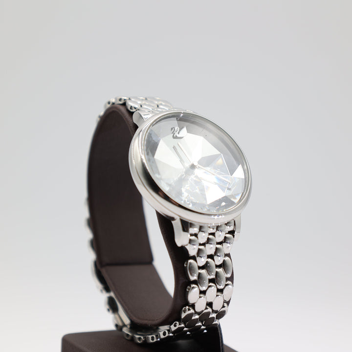 Swarovski Crystal Lake Quartz Silver Dial Watch