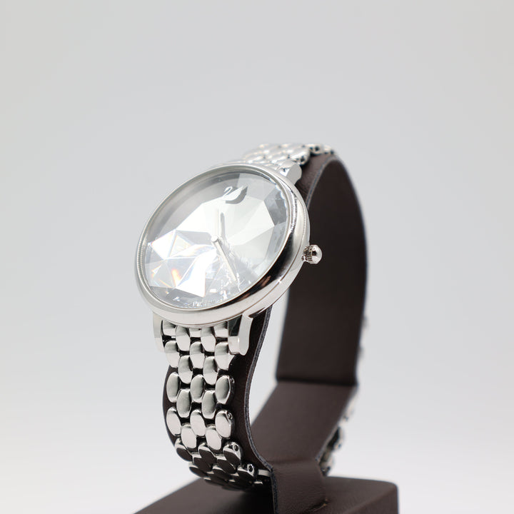 Swarovski Crystal Lake Quartz Silver Dial Watch