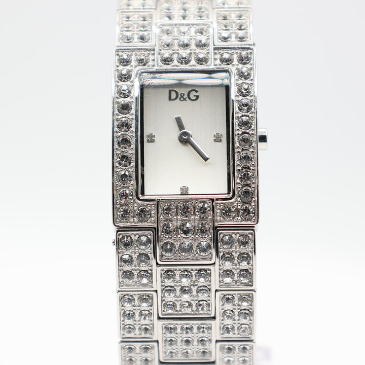 Dolce & Gabbana Swarovski Crystal Encrusted Watch