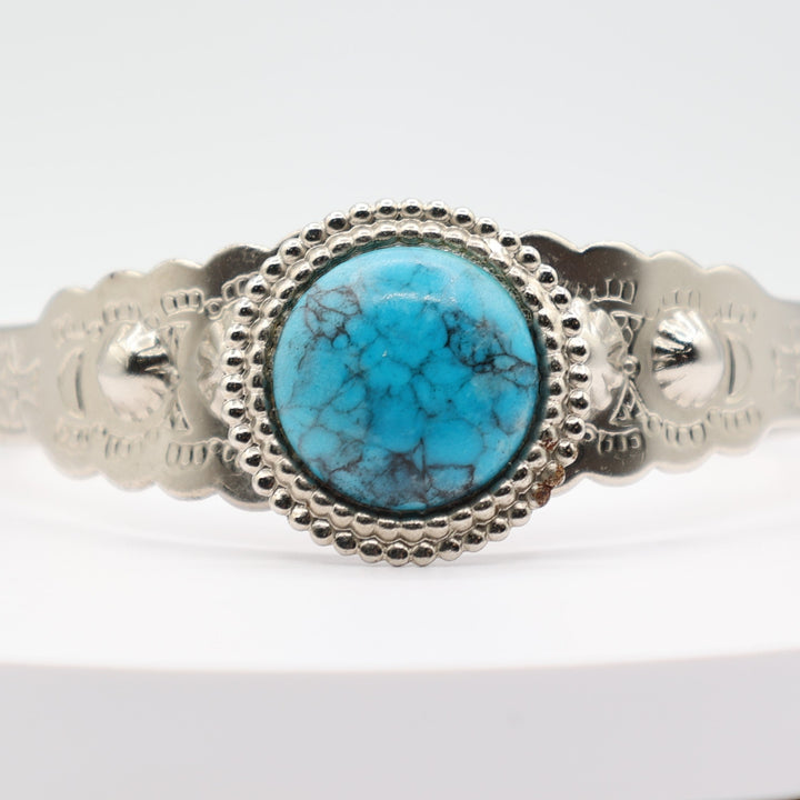 Southwest Faux Turquoise Cuff Bracelet