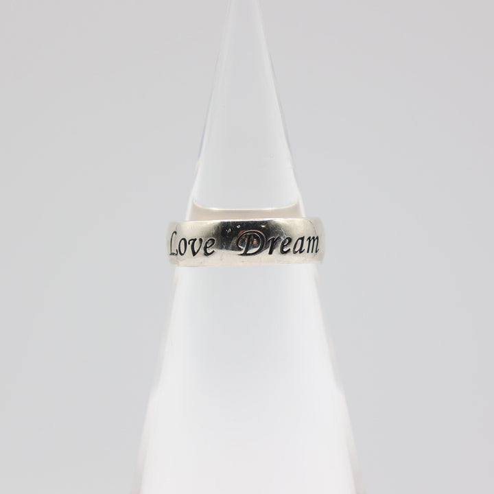 925 Sterling Silver Dream and Believe Ring - Size 5.75