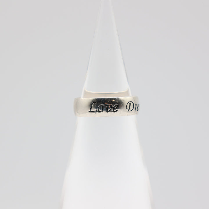 925 Sterling Silver Dream and Believe Ring - Size 5.75