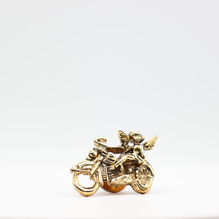 Harley Davidson Angel on a Motorcycle Pin