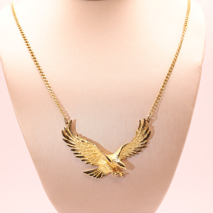 Men's Stainless Steel Flying Eagle Necklace