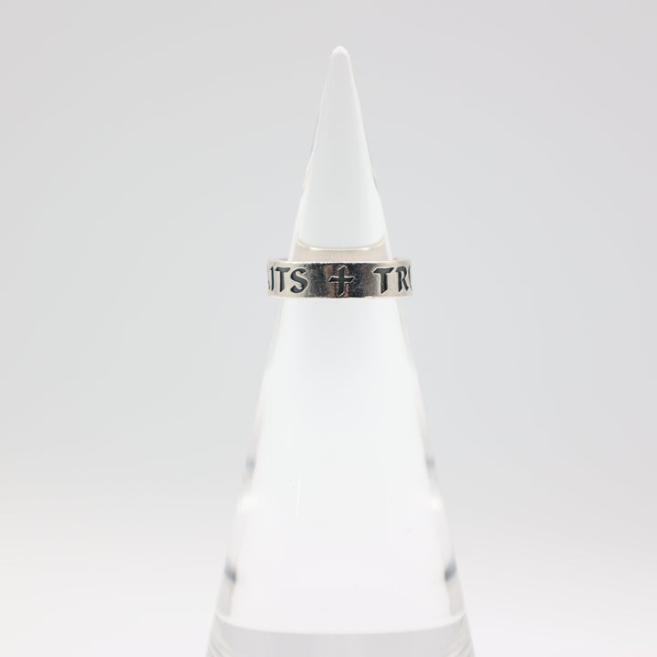 James Avery 925 Sterling Silver "True Love Waits" Cross Ring- Size 7
