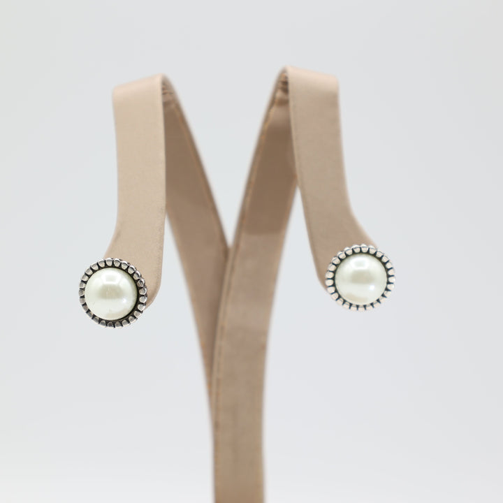 Lagos Caviar Pearl Stud Earrings