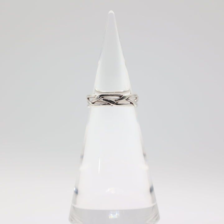 James Avery 925 Sterling Silver Braided Ring Size 9.5