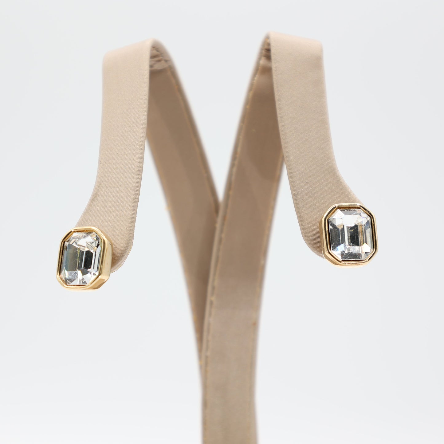 Swarovski Goldtone & Crystal Earrings