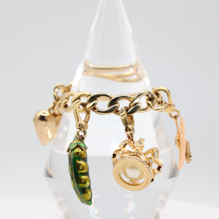 Juicy Couture Custom Gold Charm Bracelet