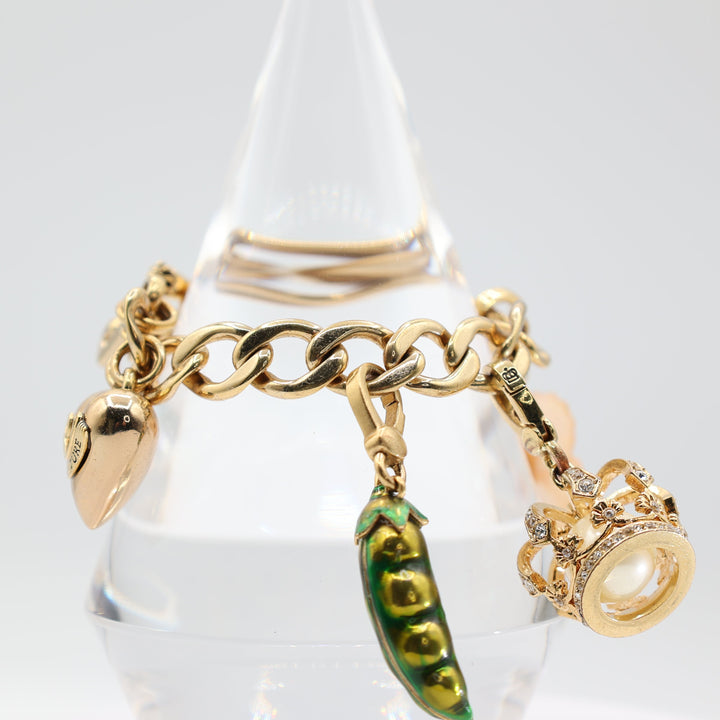Juicy Couture Custom Gold Charm Bracelet