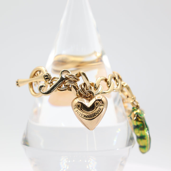 Juicy Couture Custom Gold Charm Bracelet