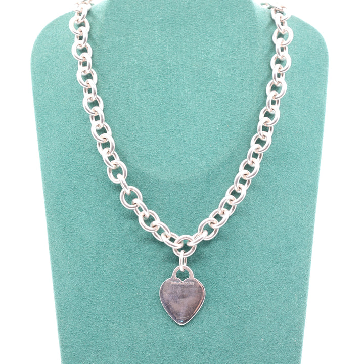 Tiffany & Co. Sterling Silver Return to Tiffany Heart Toggle Necklace