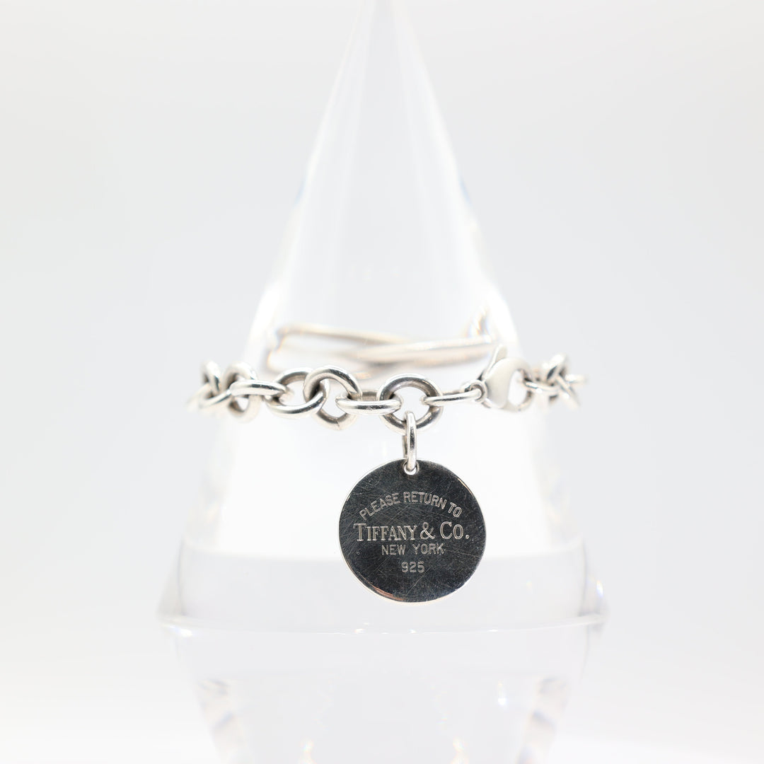 Tiffany & Co. "Please Return To Tiffany" Round Tag Bracelet