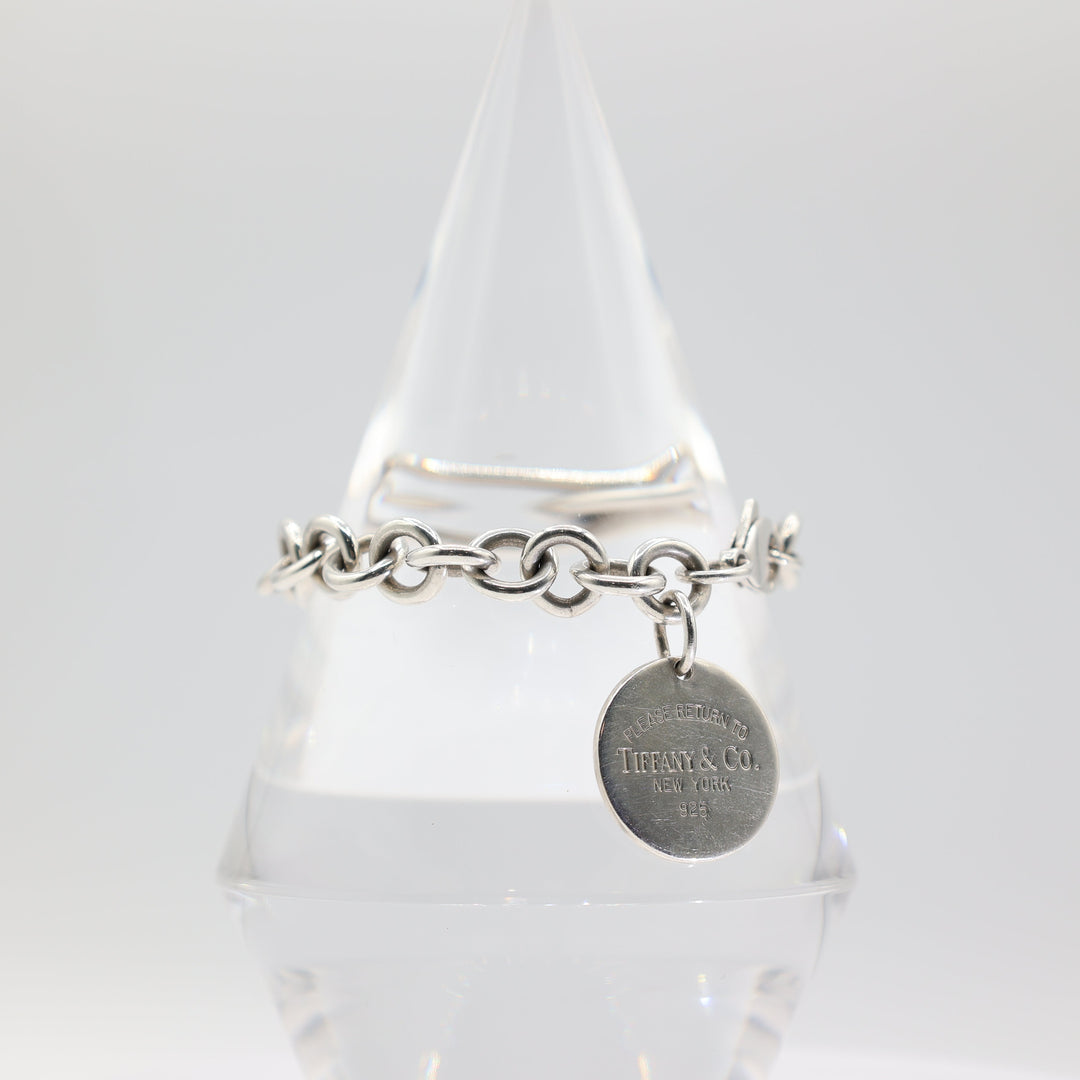Tiffany & Co. "Please Return To Tiffany" Round Tag Bracelet