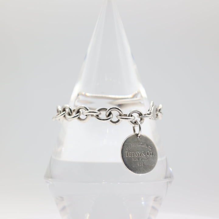 Tiffany & Co. "Please Return To Tiffany" Round Tag Bracelet