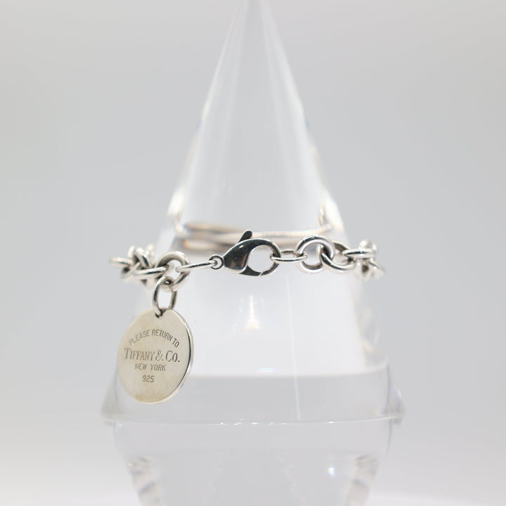 Tiffany & Co. "Please Return To Tiffany" Round Tag Bracelet
