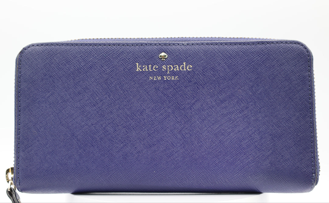 Kate Spade Royal Blue long Flat Wallet