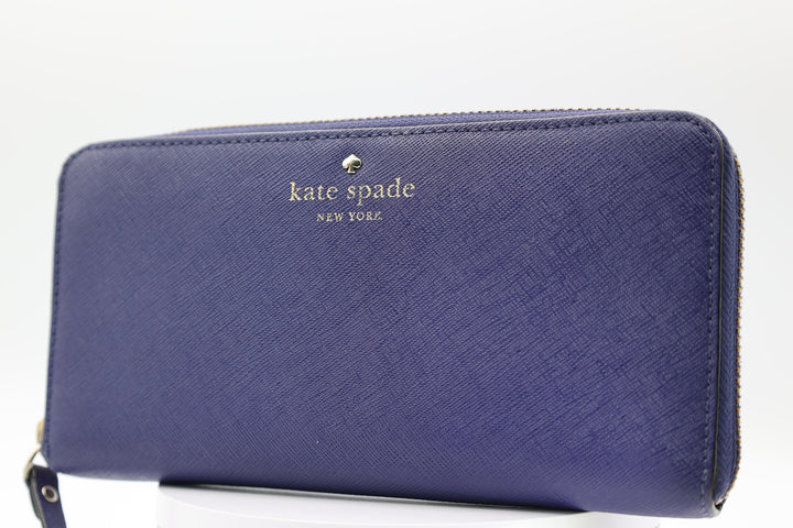 Kate Spade Royal Blue long Flat Wallet