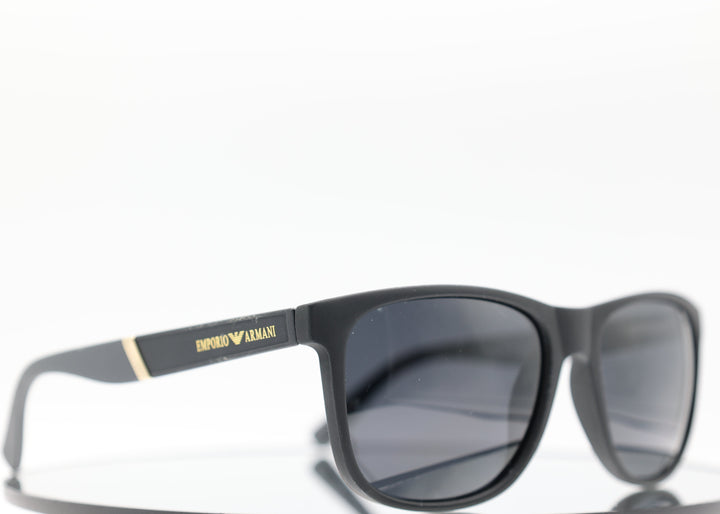 Emporio Armani Wayfarer GV1024 Matte Black Sunglasses