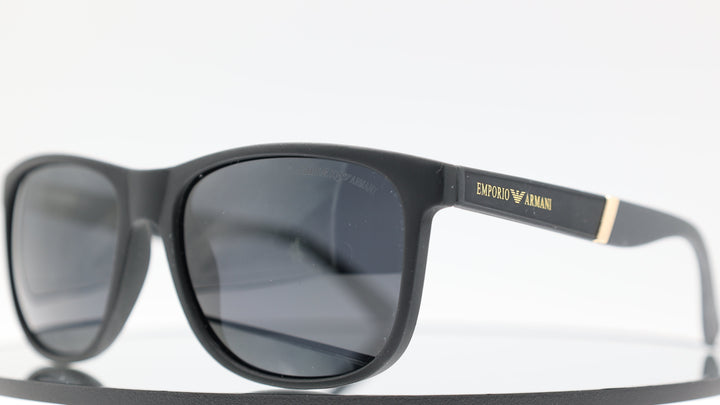 Emporio Armani Wayfarer GV1024 Matte Black Sunglasses