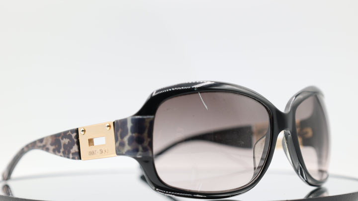 Jimmy Choo Essie/S Black Jaguar Print Women's Sunglasses
