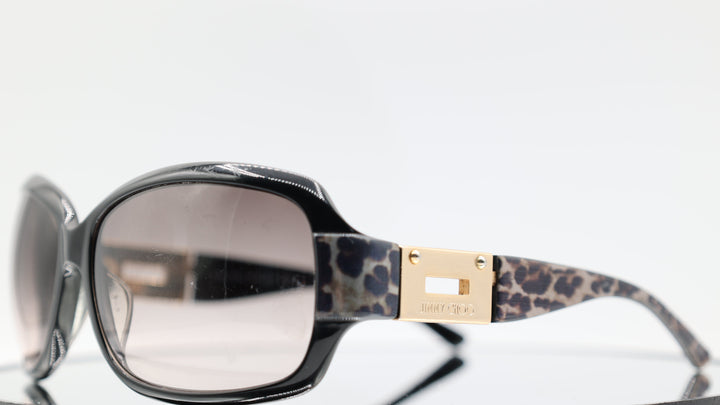 Jimmy Choo Essie/S Black Jaguar Print Women's Sunglasses