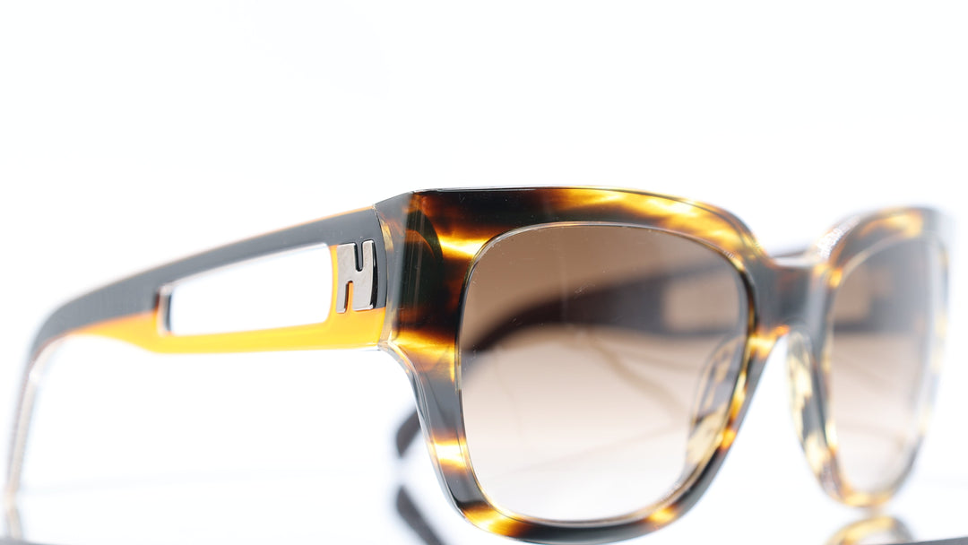 Fendi FS5276 Brown Havana Square Two Tone Gradient Frame Sunglasses